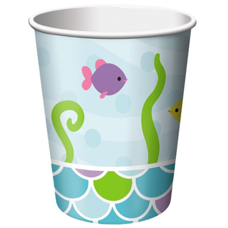 Mermaid cups x 8