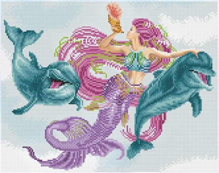 Mermaid & Friends - Diamond Art - Advanced Kit