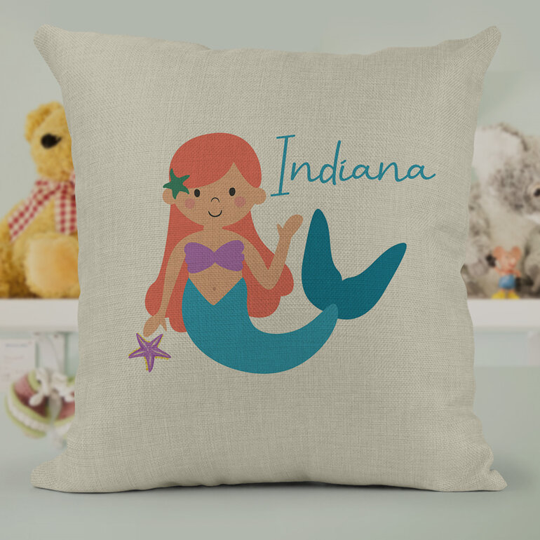 Mermaid personalised Cushion Cover
