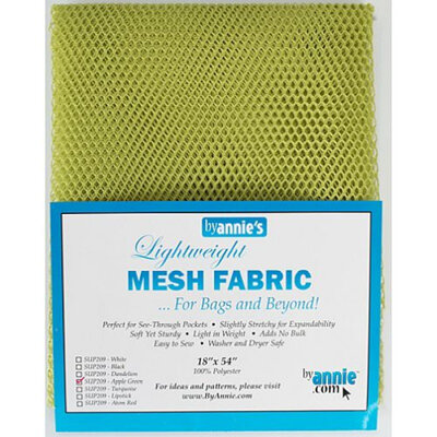 Mesh Fabric - Apple Green