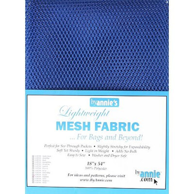 Mesh Fabric - Blastoff Blue