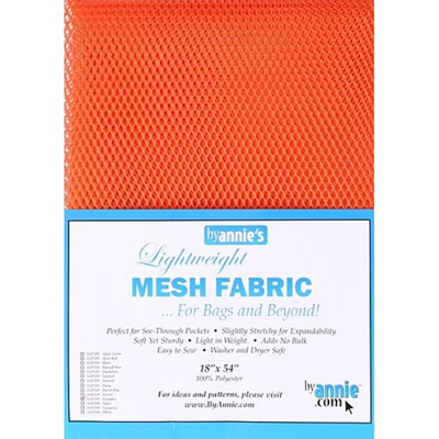 Mesh Fabric - Pumpkin
