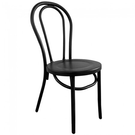 Metal Classic Black Bentwood Chair