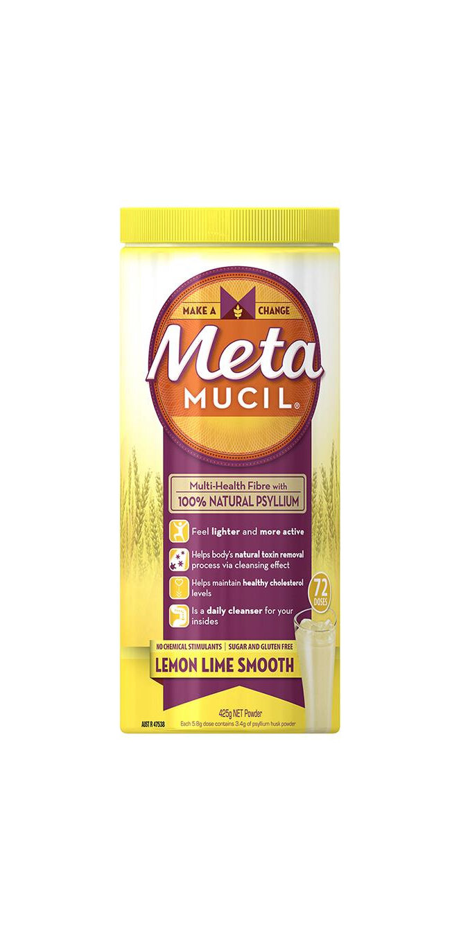 Metamucil Smooth Lemon/Lime 425G 72 Dose