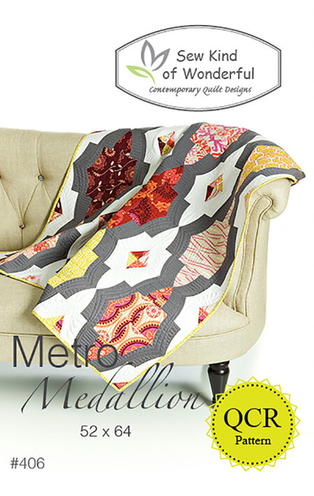 Metro Medallion Quilt Pattern from Sew Kind of Wonderful