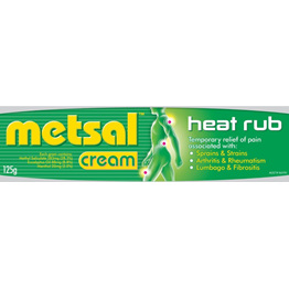 Metsal Heat Rub Cream 125G