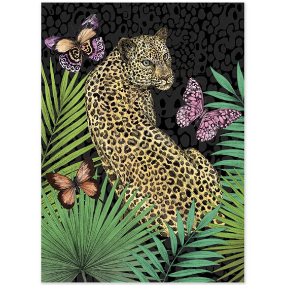 MGGDJ586 Museums & Galleries - Forest Leopard Notebook Book