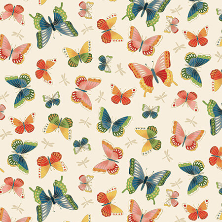Michiko Butterflies Cream TP-2334-Q