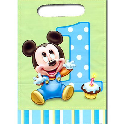Mickey 1st Birthday Loot bags