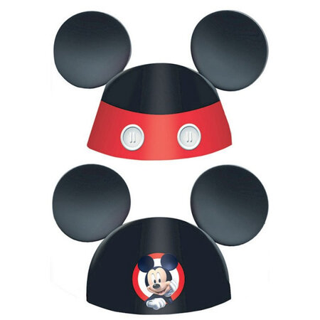 Mickey on the go paper ears x 8