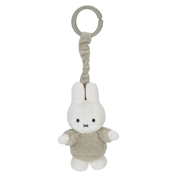 Miffy Fluffy Clip On Plush Toy Green