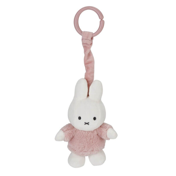 Miffy Fluffy Clip On Plush Toy Pink