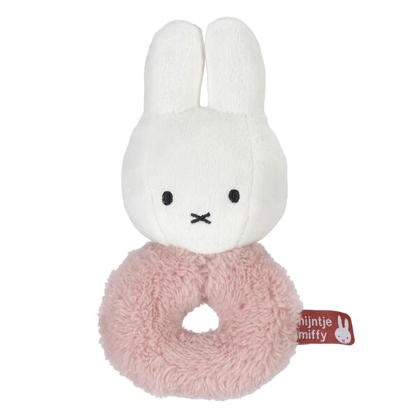 Miffy Fluffy Ring Rattle Pink
