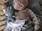 Miffy Green Knit Cuddle Blanket baby sleep newborn nursery bunny rabbit
