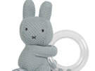 Miffy Green Knit Ring Rattle baby bunny rabbit