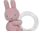 Miffy Pink Rib Ring Rattle Baby Pastel Play