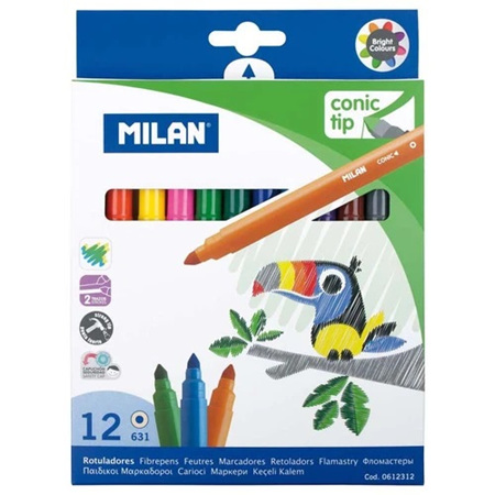 Milan Conic Tip Markers