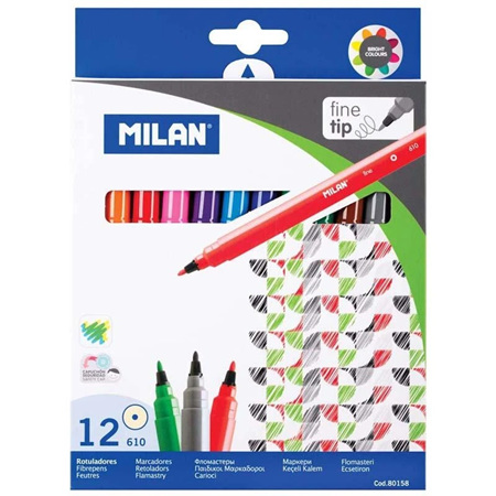 Milan Fine Tip Markers