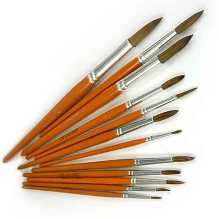 Milan School Brush - 101 Series Round