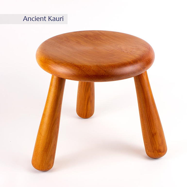 milking stool - ancient kauri