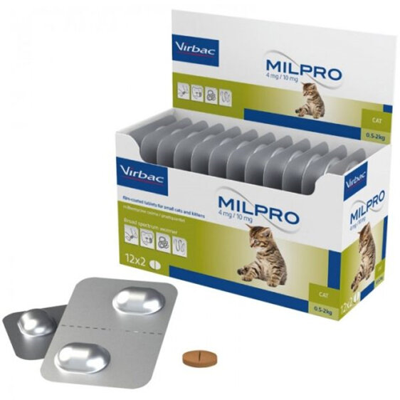 Milpro Tablet Cat Small & Kitten 24 Pack