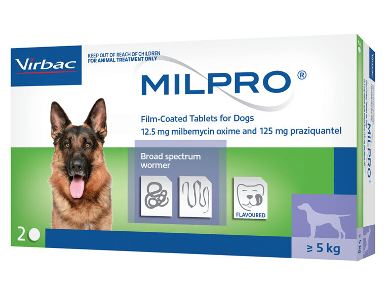 Milpro Tablet Dog 2 Pack