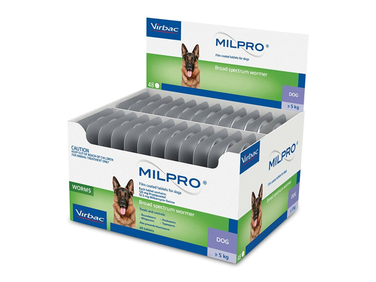 Milpro Tablet Dog 48 Pack
