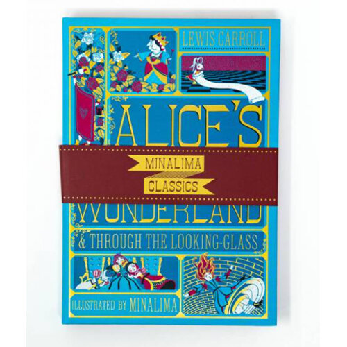 Mina Lima Alice in Wonderland Book Cover Deluxe Journal