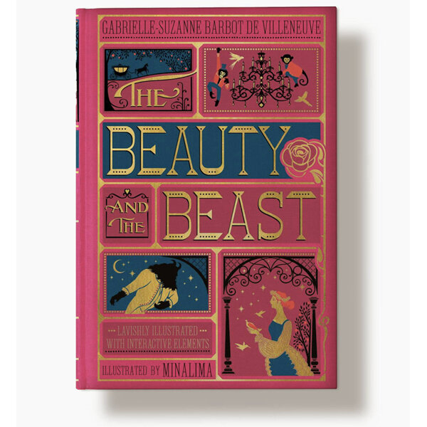 Mina Lima Beauty & The Beast Book Cover Deluxe Journal