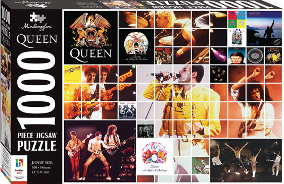 Mindbogglers 1000 Piece Puzzle Queen band Freddie mercury jigsaw music