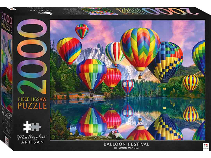 Mindbogglers Artisan 2000 Piece Puzzle Balloon Festival