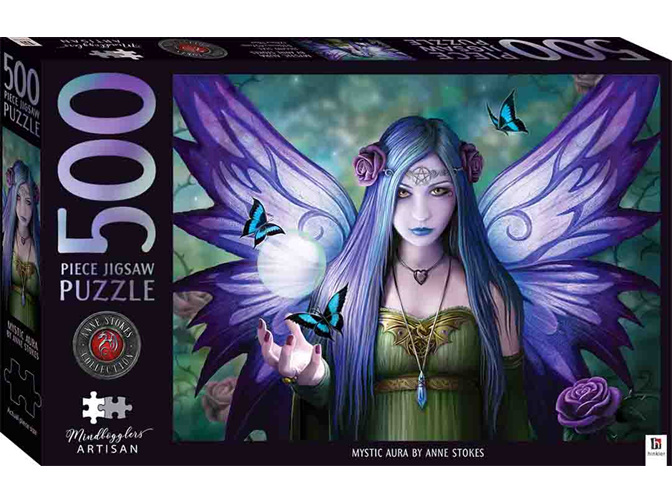 Mindbogglers Artisan 500 Piece Puzzle Mystic Aura by Anne Stokes
