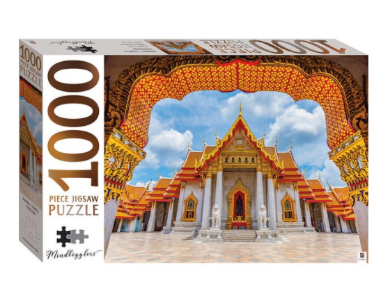 Mindbogglers Series 1000 Piece Jigsaw Puzzle 14 Marble Temple, Thailand
