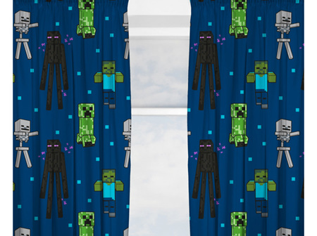 Minecraft Creeps Curtains 66 x 72 inch