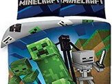 Minecraft Creeps Reversible UK Double Duvet Cover Set