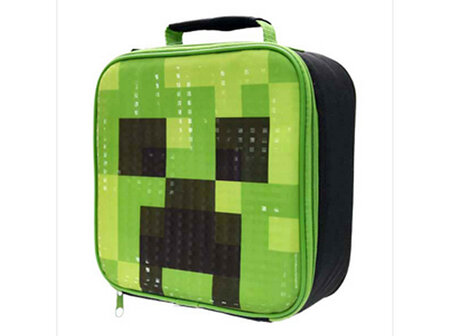 Minecraft Cubic Lunch Bag
