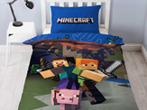 Minecraft Reversible Single Duvet Cover Set