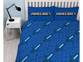 Minecraft Reversible UK Double Duvet Cover Set