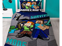 Minecraft Survive Reversible Single Duvet Cover Set