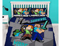 Minecraft Survive UK Double Duvet Cover Set