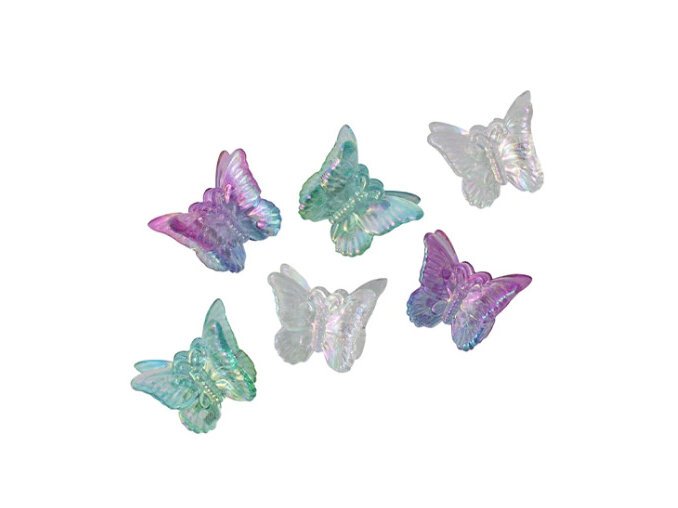 Mini by Mae. Butterfly Mini Hair Clips Mermaid Palette 6 Pack