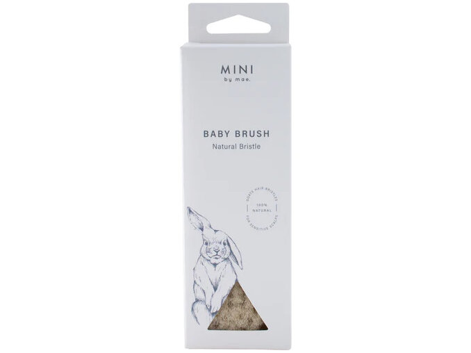 MINI by Mae Baby Hair Brush Natural Bristle