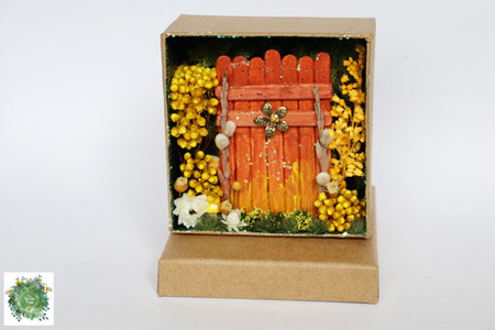 Miniature Faery Door - Terracotta