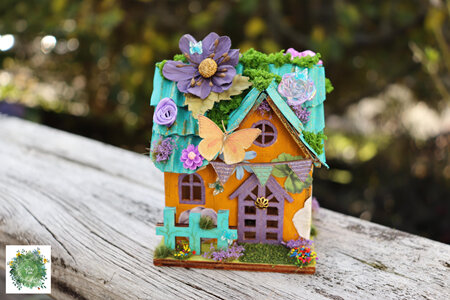 Miniature Faery House - Mustard