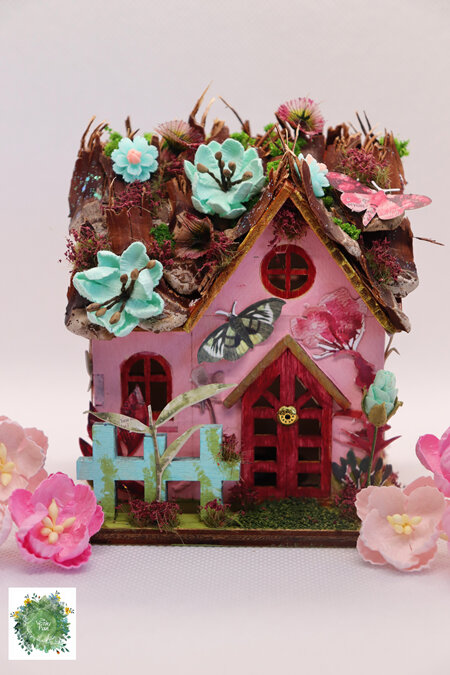 Miniature Faery House - Pink