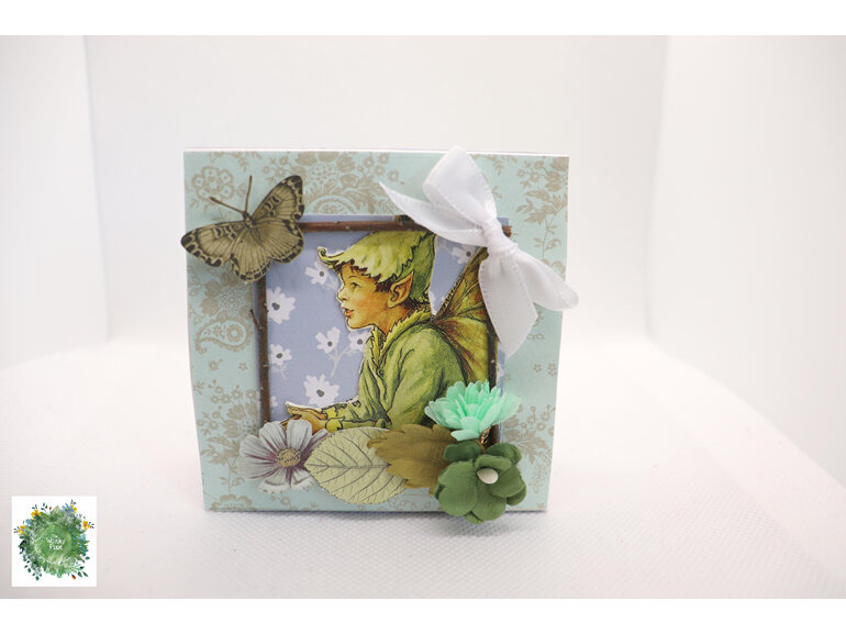 Miniature Shadow Box, Altered Box, Fairy, Fairy Art, Fairy box, The Wonky Pixie