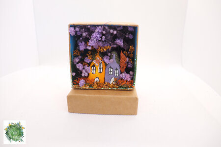 Miniature Village - Purple Orange