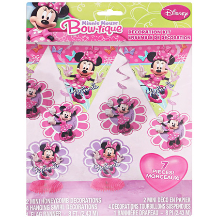 Minnie Mouse - 7 Piece Decoration Kit