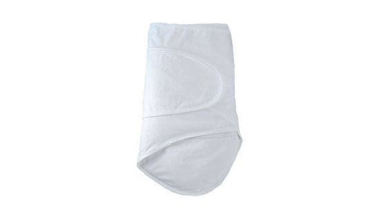 Miracle Blanket white swaddle for easy swaddling even in the dark