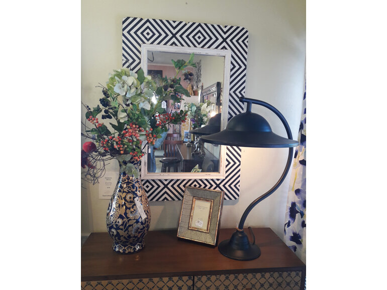 Mirror Black and White Geometric New Zealand bloomdesigns